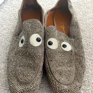 Lola Cruz eyeball sparkle flats size 37